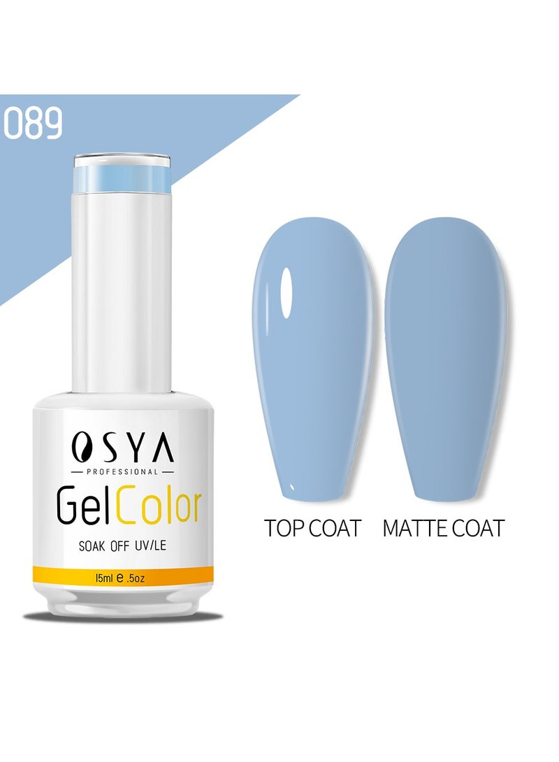 OSYA gel Nail Polish Collection Soak Off UV&LED CANNI OUTPUT Gel polish 15ml (089) - Image 1