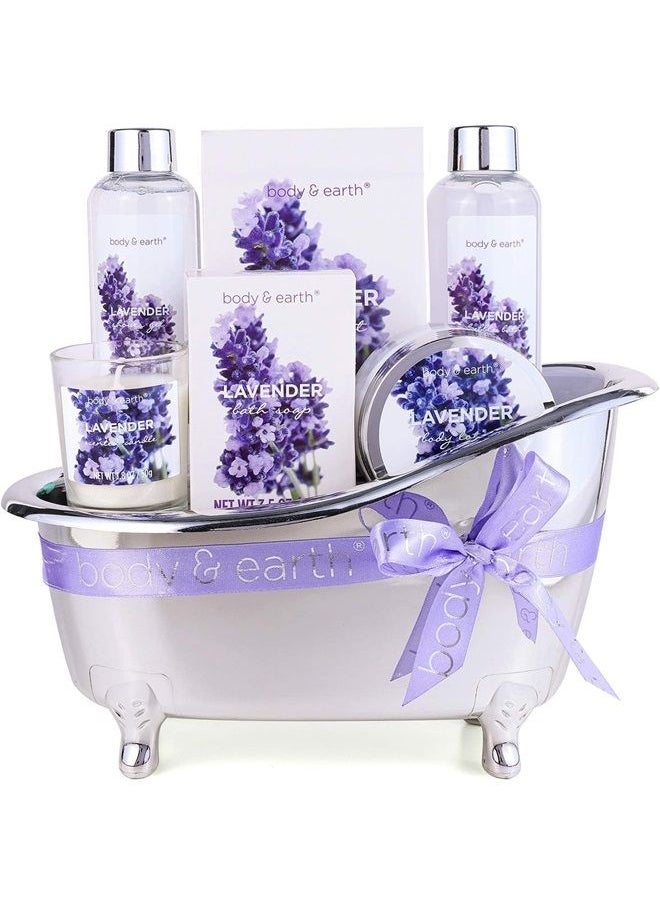 Gift Set for Women, Gift Basket for Women, Body & Earth Women Bath Set Lavender Spa Baskets with Bubble Bath, Bath Salts, Body Lotion, Scented Candle,Gifts for Women,Father's Day Gifts, Fathers Day Gi - pzsku/Z95179EB253057AB5B0D3Z/45/_/1690862773/df6034c2-1cfa-457b-b337-8214449403ac