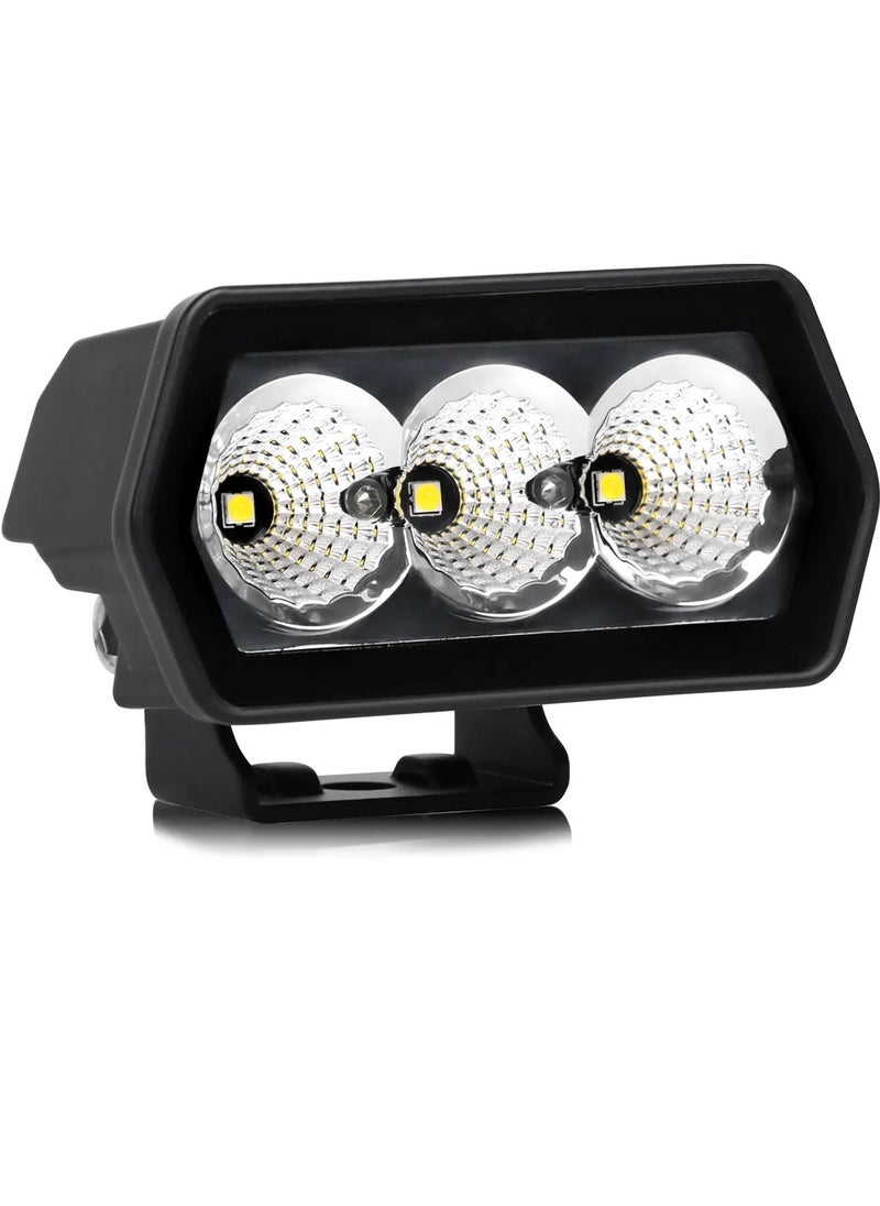 Toby's Toby's New 12V Auto Work Light Led Waterproof,4.5in 15W 3LED 5700K White Work Light IP68 Ultra Slim Lamp Bar Stripe for Offroad Ships  - Image 1