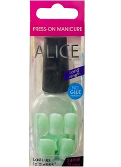 Alice Nails 24 Pieces Green12 Sizes No Glue Needed - pzsku/Z9517B63EFAC31A1CAB2AZ/45/_/1739877454/54a2f3ec-9535-4964-a133-31cc7568cfc6