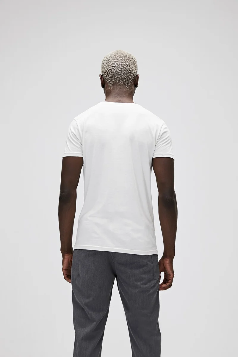باد بير TEE WHITE Men's T-Shirt 19.01.07.002-C117