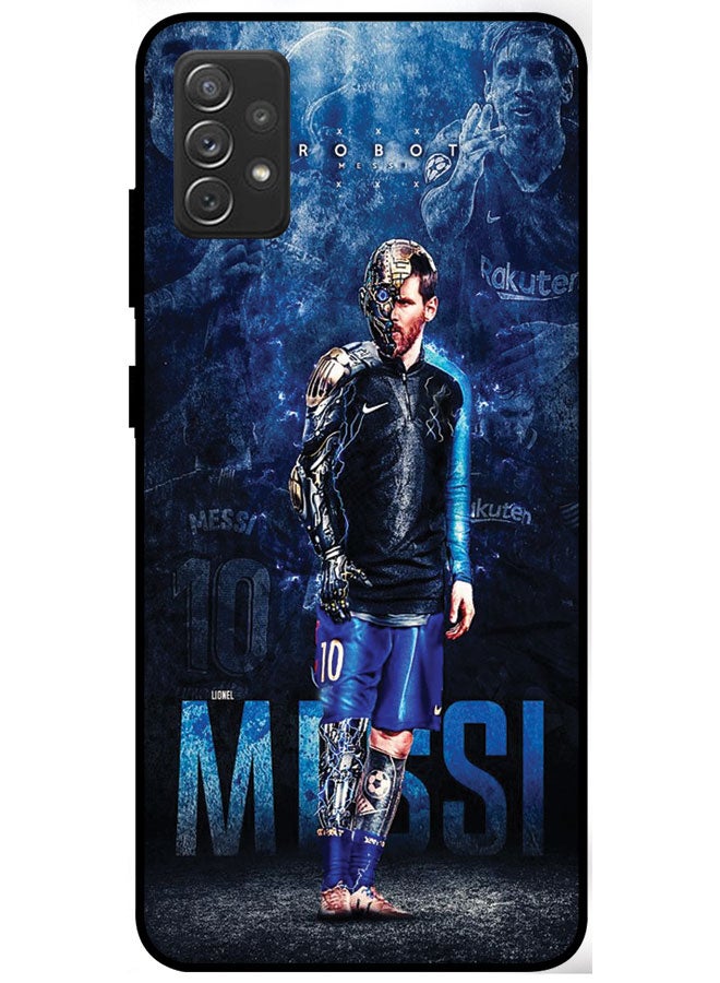 EYE CATCH Protective Case Cover For Samsung Galaxy A72 Smart Series Printed Protective Case Cover for Samsung Galaxy A72 Messi - Image 1