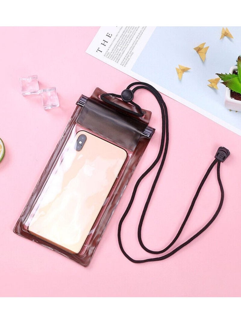 DIGI CORE Outdoor Universal Waterproof Phone Pouch, Waterproof Phone Case For iPhone, Samsung, And Android Phones IPX8 Cellphone Dry Bag Beach Cruise Ship Essentials With Lanyard - Image 1