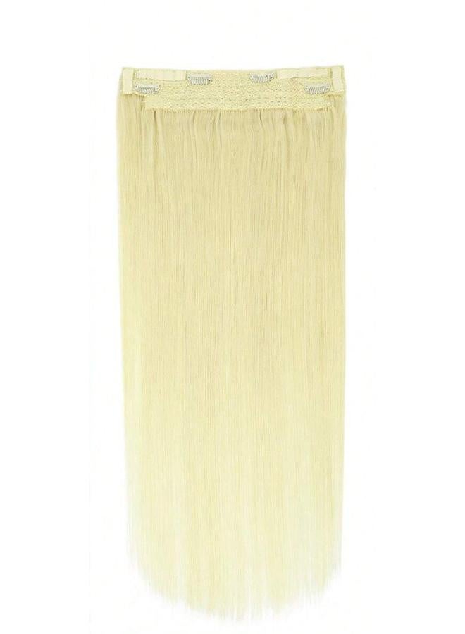 Bluejw Real Hair Wig 613 Color One-piece Fishing Line Hair Curtain Invisible Hair Tape For Extension - Image 1