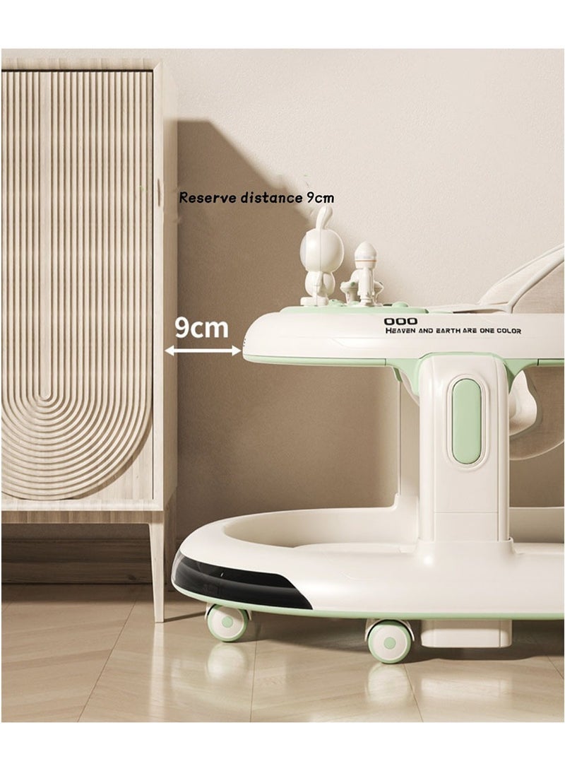 DANIM Baby Walker Toddler Push Walker with LED Lights Music Feeding Tray & Removable Toys Tray Adjustable Height and Seat - Image 2