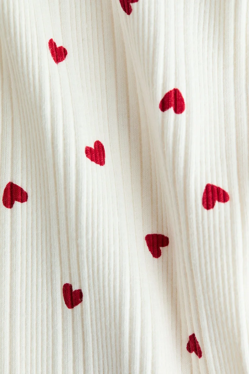 H&M Ribbed cotton leggings