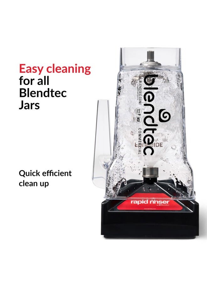 Blendtec Rapid Rinser, Commercial Grade - One-Push Cleaning for Blender Jars - Compatible with Blendtec Blenders - Black - Image 2