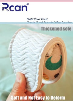 Rcan 5 Pairs Disposable Kids Guests Slippers, Closed Toe Bulk for Shoeless Home Multicolor Cotton Boys Girls Slipper for Indoor Hotel SPA Travel Park  - Image 3