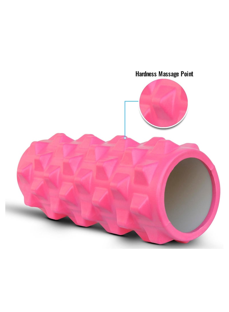 H PRO Yoga and Fitness Equipment Massager for Back and Leg Muscles - Pink - Image 2