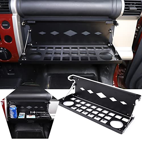 YUECHI For Toyota FJ Cruiser 2007-2021 car center console side outlet storage bag trunk storage box (Co-pilot storage table rack) - Image 1