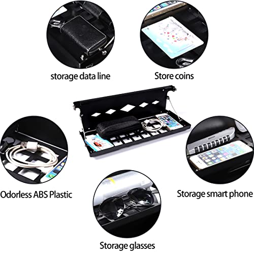 YUECHI For Toyota FJ Cruiser 2007-2021 car center console side outlet storage bag trunk storage box (Co-pilot storage table rack) - Image 5