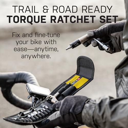 Topeak Ratchet Rocket Lite NTX+ Bike Repair Tool Kit – 19 Function Compact Multitool with Adjustable Torque TorqBit (2–6 Nm), Allen & Torx Bits, Phillips Driver, Chain Tool, Magnetic Bit Holder & Case - Image 2