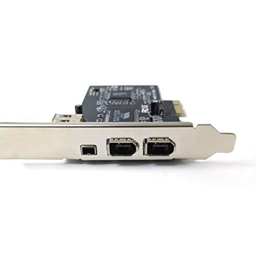 ELIATER PCIe Firewire Card for Windows 10, IEEE 1394A PCI Express Controller 4 Ports(3 x 6 Pin and 1 x 4 Pin), 1394a Firewire 400 Adapter for Windows 7/8/Mac OS with Low Profile Bracket and Cable - Image 3