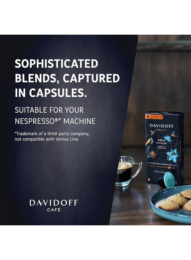 دافيدوف كبسولات قهوة آسيا من دافيدوف اوريجنز - كثافة 9/12 10 × 55 غرام - Image 4