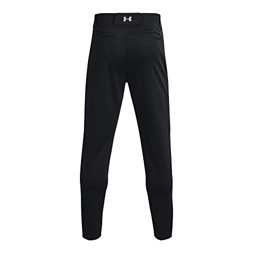 Under Armour Men's Utility Baseball Straight Leg Pant Pipe 22, (001) Black / / White, Large - Image 4