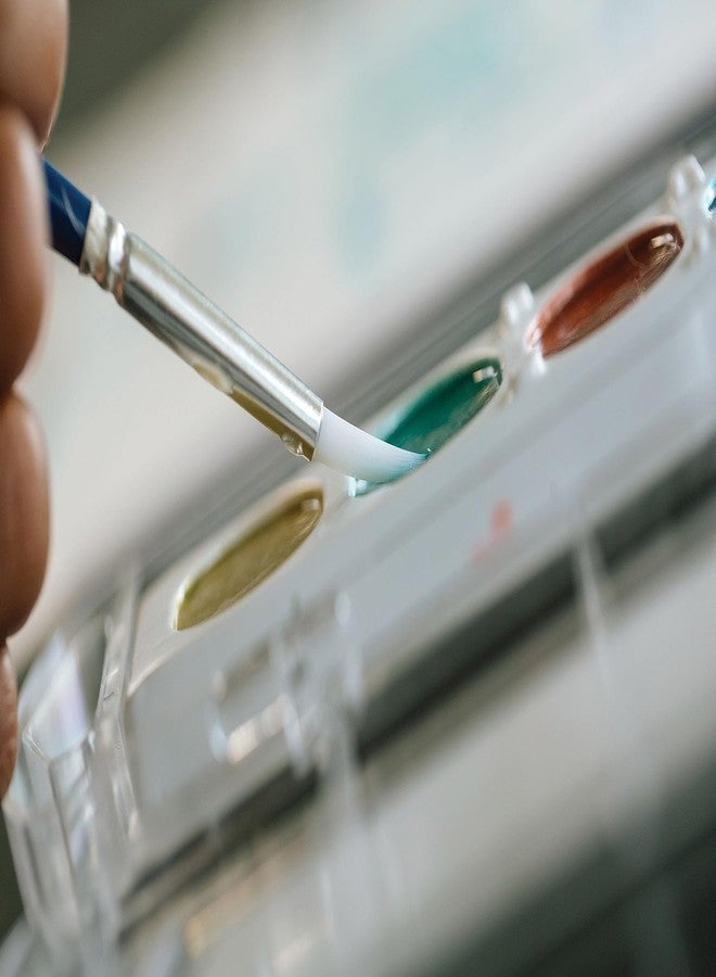 Prang Washable Watercolor Paint Set, 8 Assorted Metallic Colors, 1 Count - Image 4