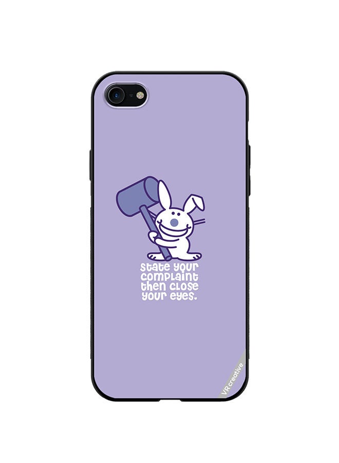 VR CREATIVE Protective Case Cover For Apple iPhone SE (2022) State Your Complaint Design Multicolour - Image 1