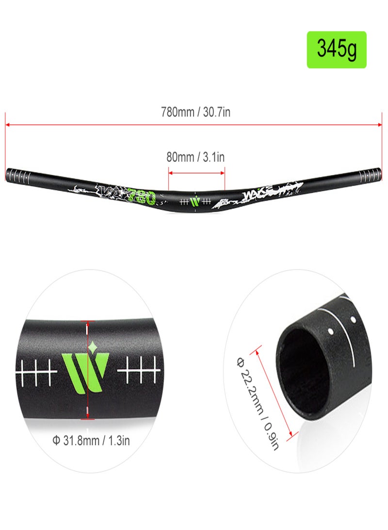 WAKE 780 x 31.8mm Bicycle U-Shaped Handlebar Aluminum Alloy Bike Bike Mountain Bike Handle Bar - Image 3