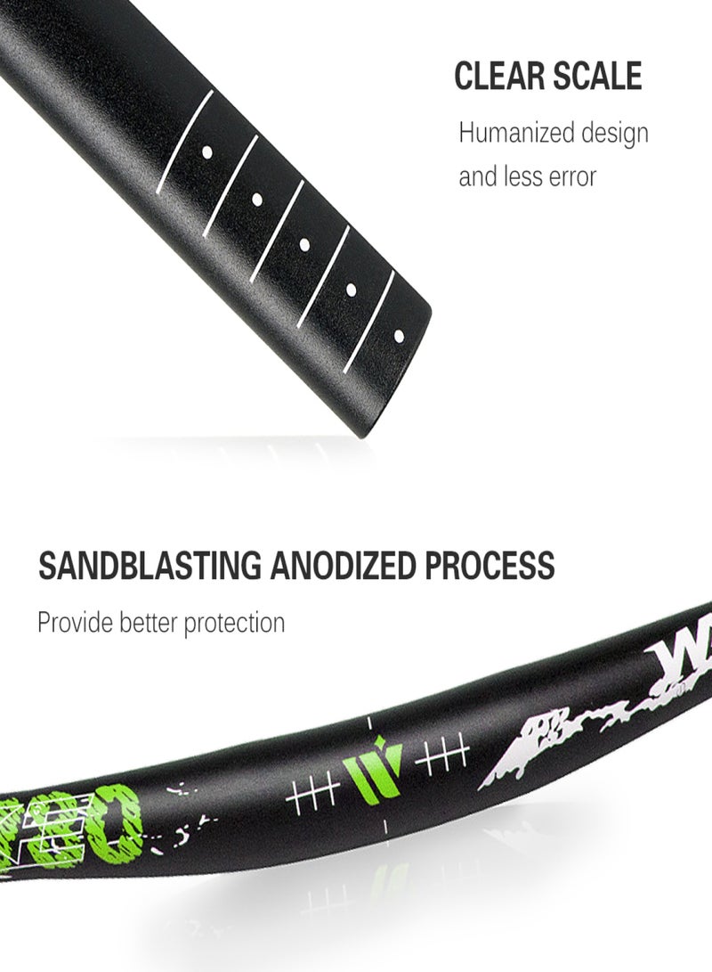 WAKE 780 x 31.8mm Bicycle U-Shaped Handlebar Aluminum Alloy Bike Bike Mountain Bike Handle Bar - Image 4