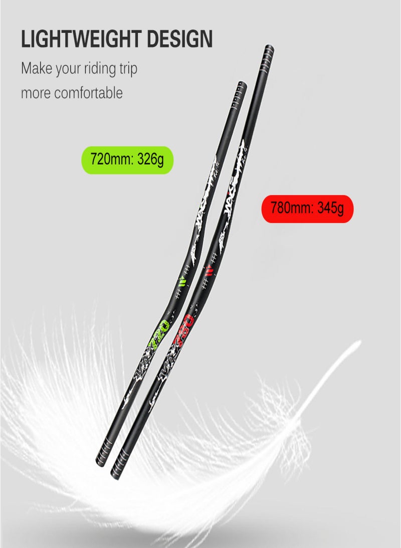 WAKE 780 x 31.8mm Bicycle U-Shaped Handlebar Aluminum Alloy Bike Bike Mountain Bike Handle Bar - Image 5
