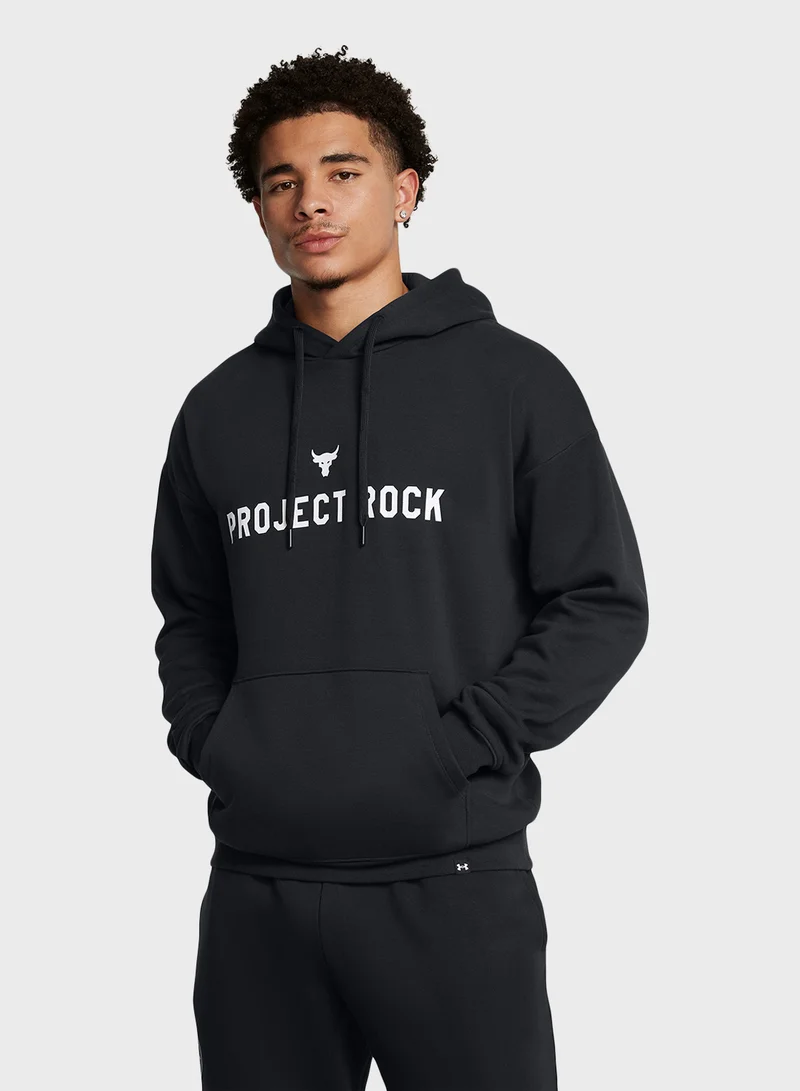 UNDER ARMOUR Project Rock Icon Fleece Hoodie