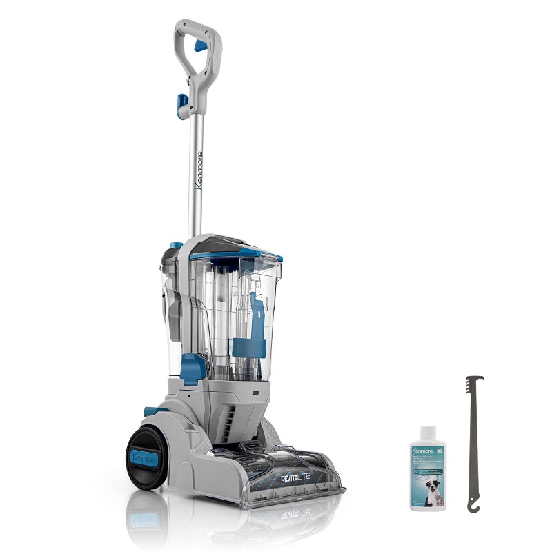 Kenmore KW4010 Pet Portable Carpet Cleaner Machine with High Cleaning Power 32L Clean Tank  14L Dirty Tank 25ft Cord Length and Two Easy Removable Brushroll for Rug  Upholstery