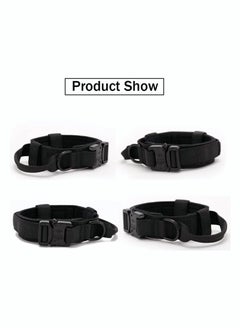 KASTWAVE Military Tactical Dog Collar Adjustable Nylon Heavy Duty Metal Buckle with Handle for Training  - Image 2