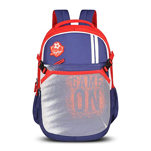 Skybags 3 Compartments Chase School 32 Litre Backpack Navy - Image 1