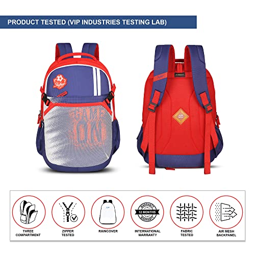 Skybags 3 Compartments Chase School 32 Litre Backpack Navy - Image 5