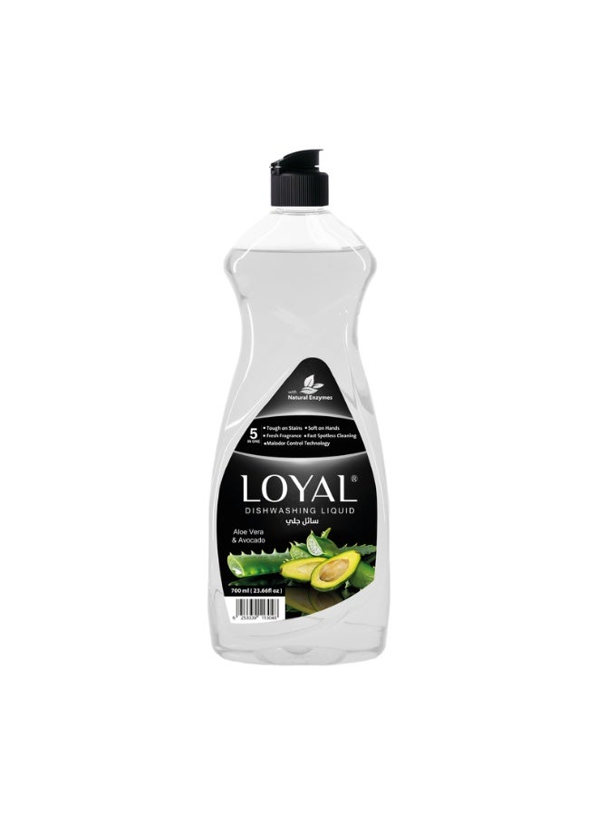 loyal سائل غسيل الصحون بالألوة فيرا والأفوكادو 700 مل - Image 1