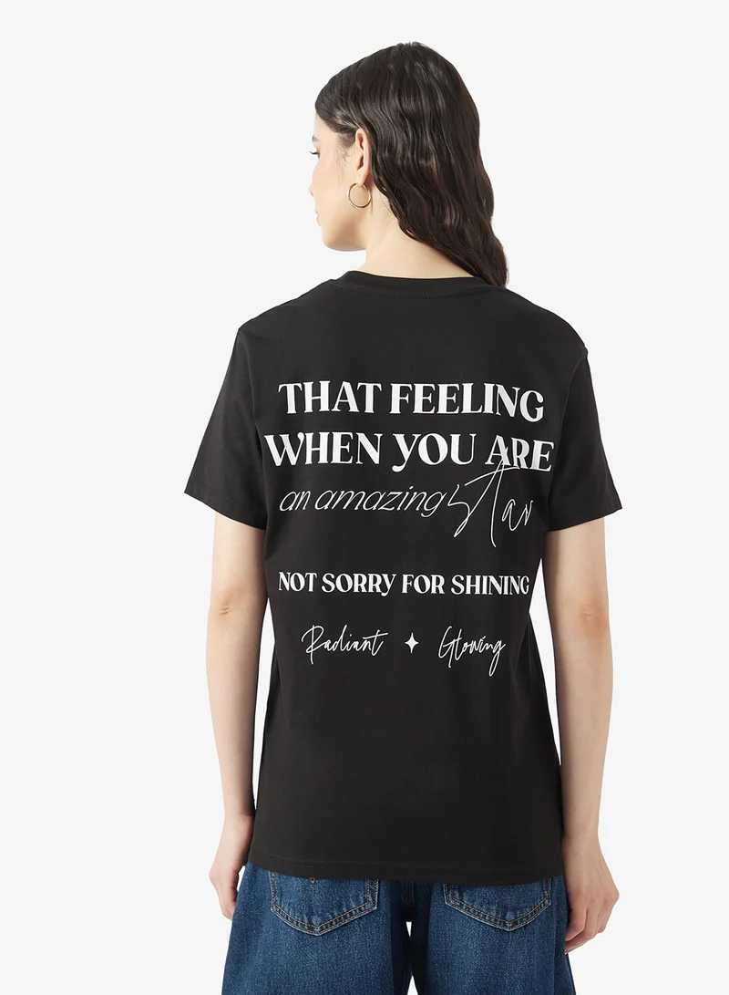 ريبلز مع نمشي Ladies Drop Shoulder T-shirt