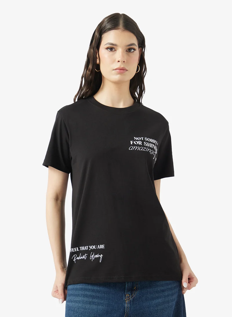 ريبلز مع نمشي Ladies Drop Shoulder T-shirt