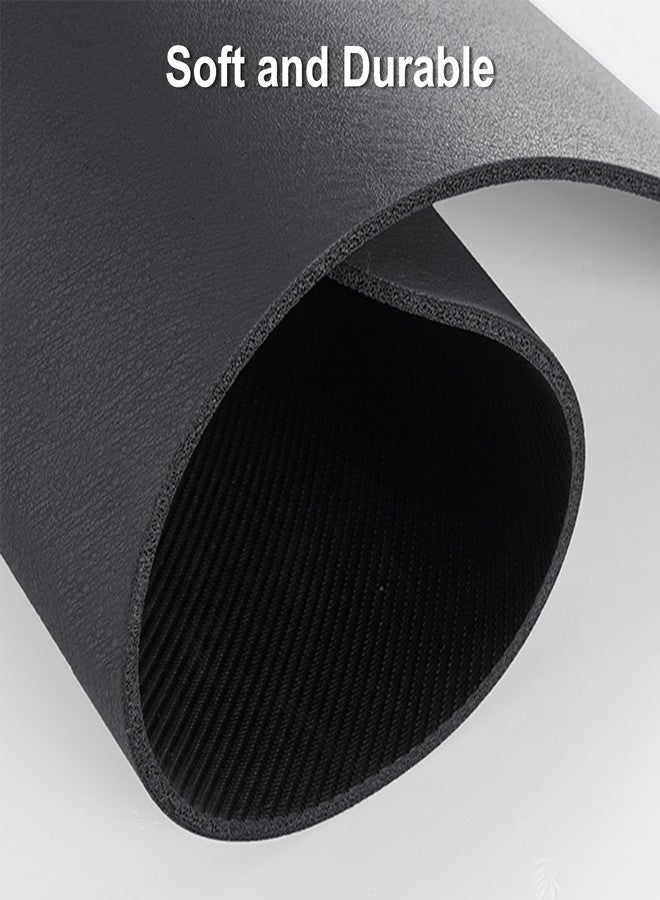 YCT سجادة طعام للحيوانات الأليفة من YCT، مصنوعة من جلد تراب الدياتوم، مانعة للانزلاق، لا تحتاج للشطف، فائقة الامتصاص ومقاومة للبقع، مثالية للقطط والكلاب، مع شعار رؤوس قطط متعددة، مقاس 18.1 × 11.8 بوصة، لون بني - Image 4