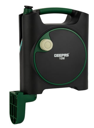 Geepas 10 M Micro Hose Reel Set GWH59387, Stop Anywhere Lock Mechanism and Manual Retract Hose reel set, With Full Set of Hose Fitting, Perfect for Gardening Use - pzsku/Z9518D3EBCE944A4ADEEEZ/45/_/1695361579/7ed4e165-bc8b-4c9c-b020-e4f847176ff2