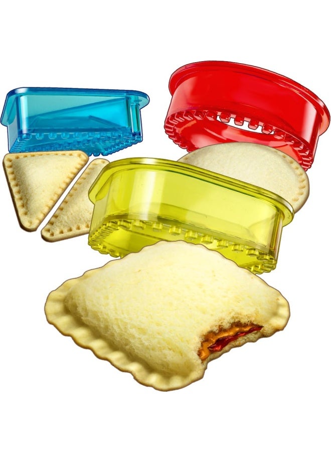 Sandwich Cutter And Sealer Decruster Sandwich Maker Cut And Seal Great For Lunchbox And Bento Box Boys And Girls Kids Lunch Sandwich Cutters For Kids - Image 1