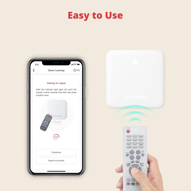 سويتش بوت جهاز SwitchBot Hub Mini (اللون الأبيض) - Image 2