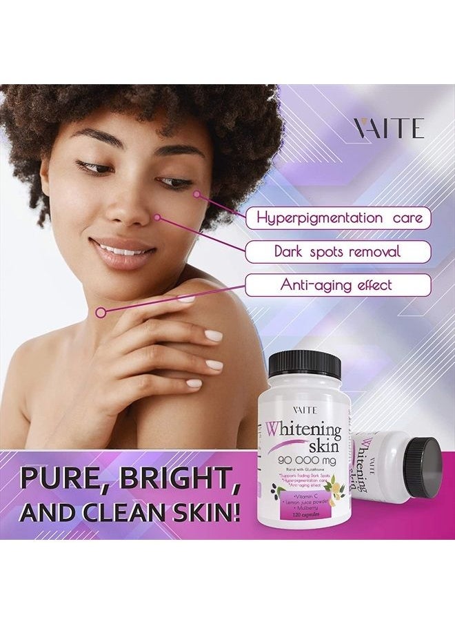 VAITE Glutathione Whitening Pills Dark Spots Acne Scar Remover