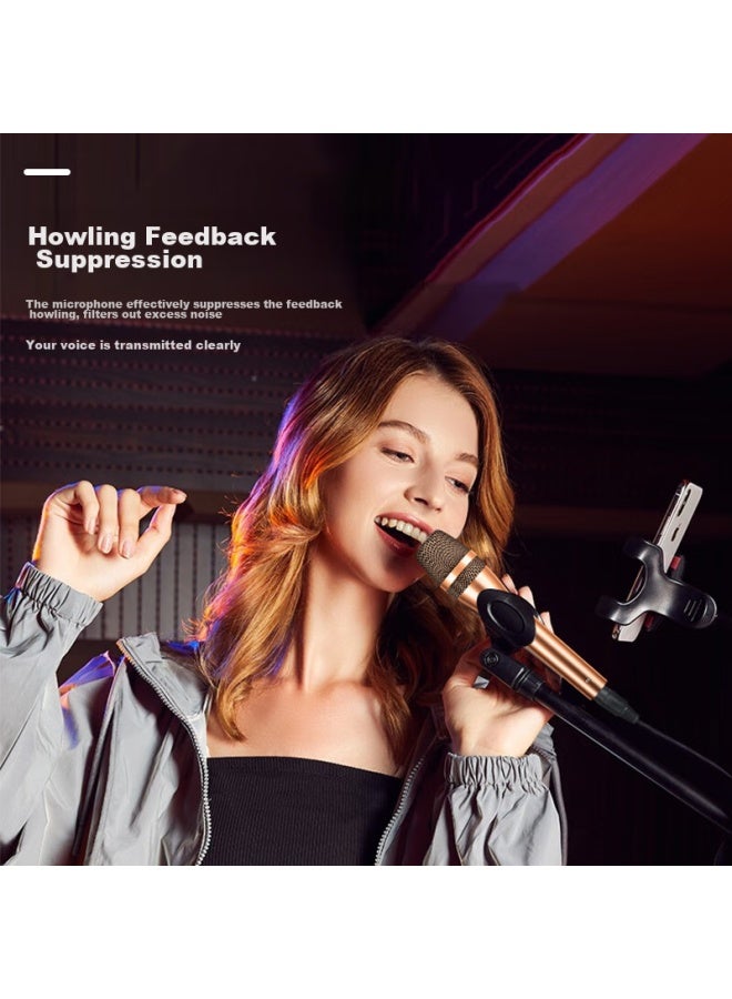 Sast Ok-09 Wired Dynamic Microphone, Professional Home Ktv Singing Recording, Home Karaoke, Conference, Desktop Computer, Speech Microphone, Professional Wired Microphone, 5-meter Cable Length - Image 4