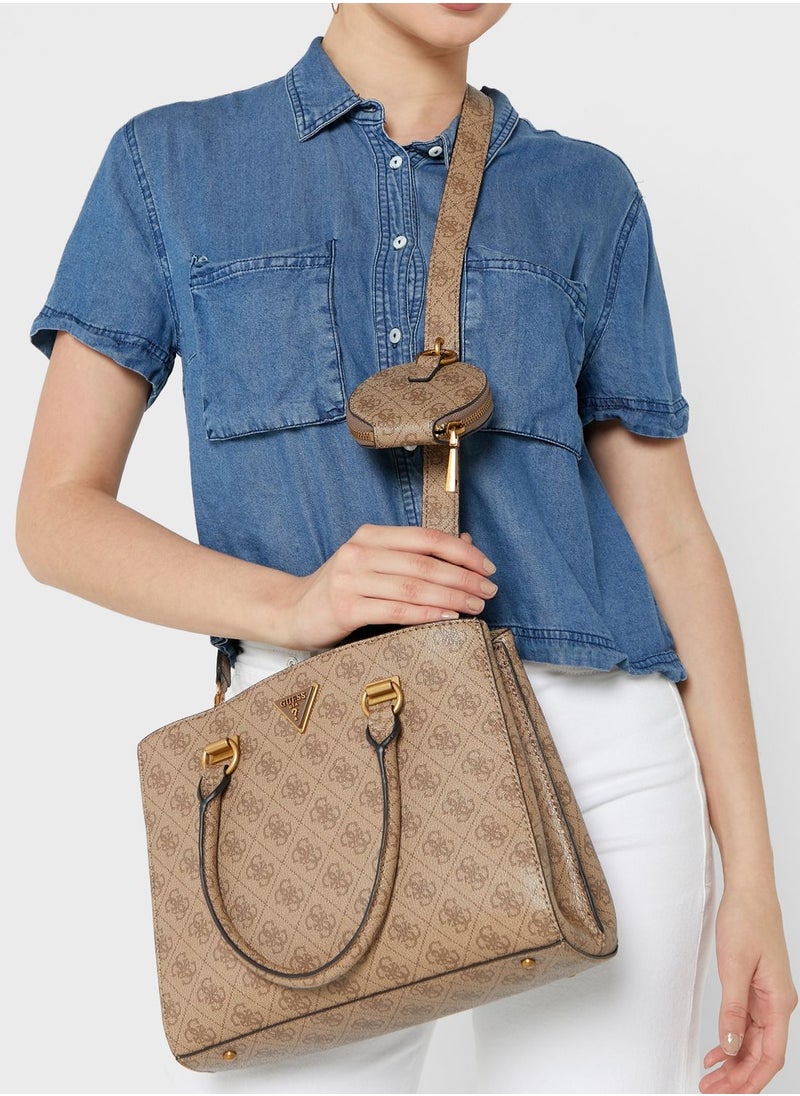 GUESS - Alexie Girlfriend Satchel - Image 1