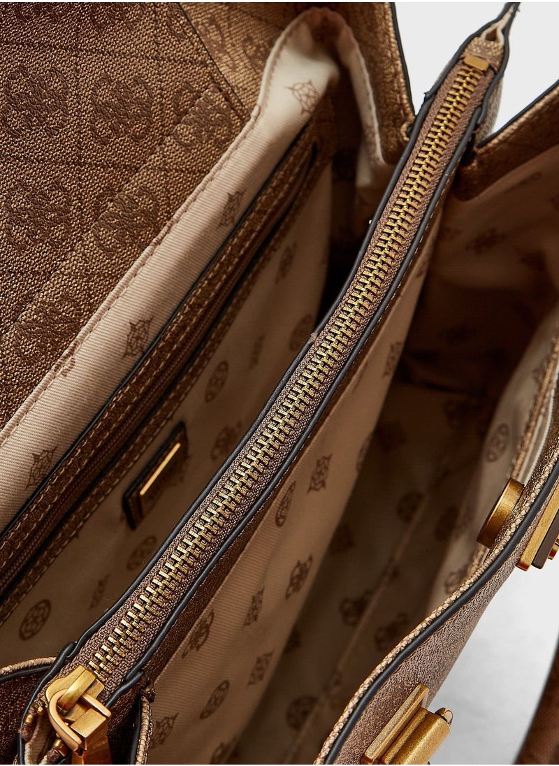 GUESS - Alexie Girlfriend Satchel - Image 1
