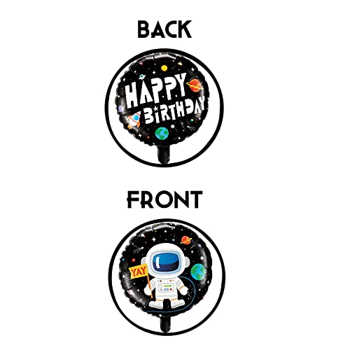 TOYXE Rocket Space Theme Foil Balloons Set of 5 Pcs - Image 2