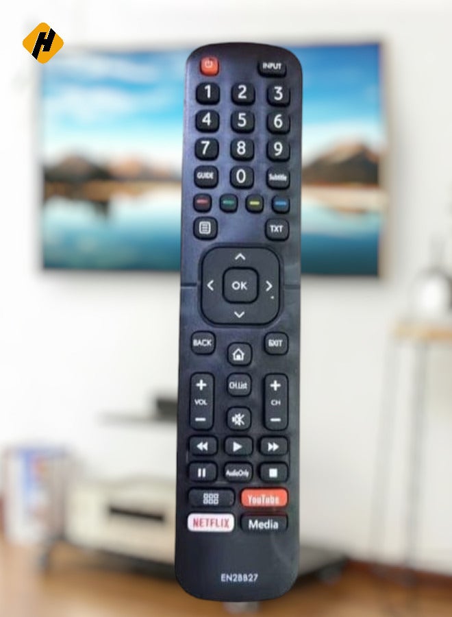 HuHa Hce Replacement Remote Control For Hisense Smart Tvs En2Bb27