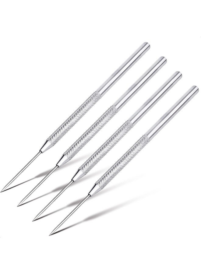 KETAR 4Pcs Modeling Clay Sculpting Tools Pottery Sculpting Tools Modeling Clay Texture Art Tools Stainless Steel Wax Carving Tools Modeling Clay Artist Pottery Clay For Sculpting Kit Needle Tool Set - Image 1
