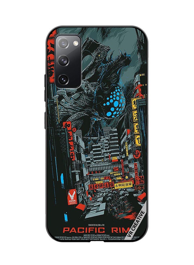VR CREATIVE Protective Case Cover For Samsung Galaxy S20 FE 5G Pacific Rim Design Multicolour - Image 1