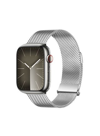 Replacement Strap For Apple Watch Series 9 45mm DUX DUCIS Milanese Pro Series Stainless Steel Watch Band Silver - pzsku/Z95197D1A57E2EDAA826AZ/45/_/1714870390/9565d10a-10eb-4f80-9384-7cdf6da4f7eb