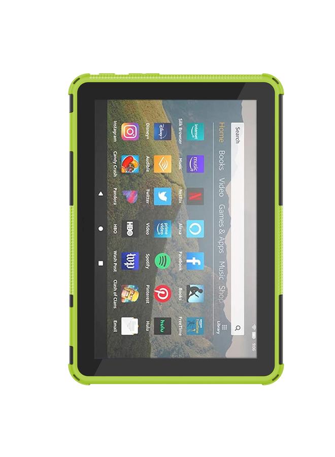 S-TOP Case For Amazon Kindle Fire HD 8 2022 Tire Texture TPU + PC Tablet Case with Holder - Image 3