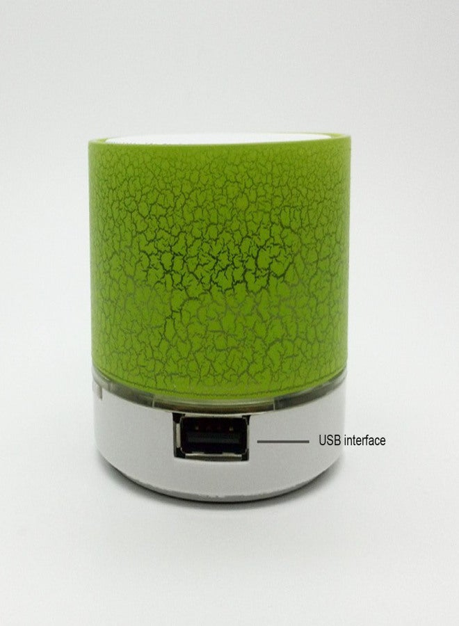Mini Wireless Bluetooth Speaker Colorful Light Small Crack Luminous Sound Column Speaker Subwoofer Portable Support TF Card AUX - Image 3