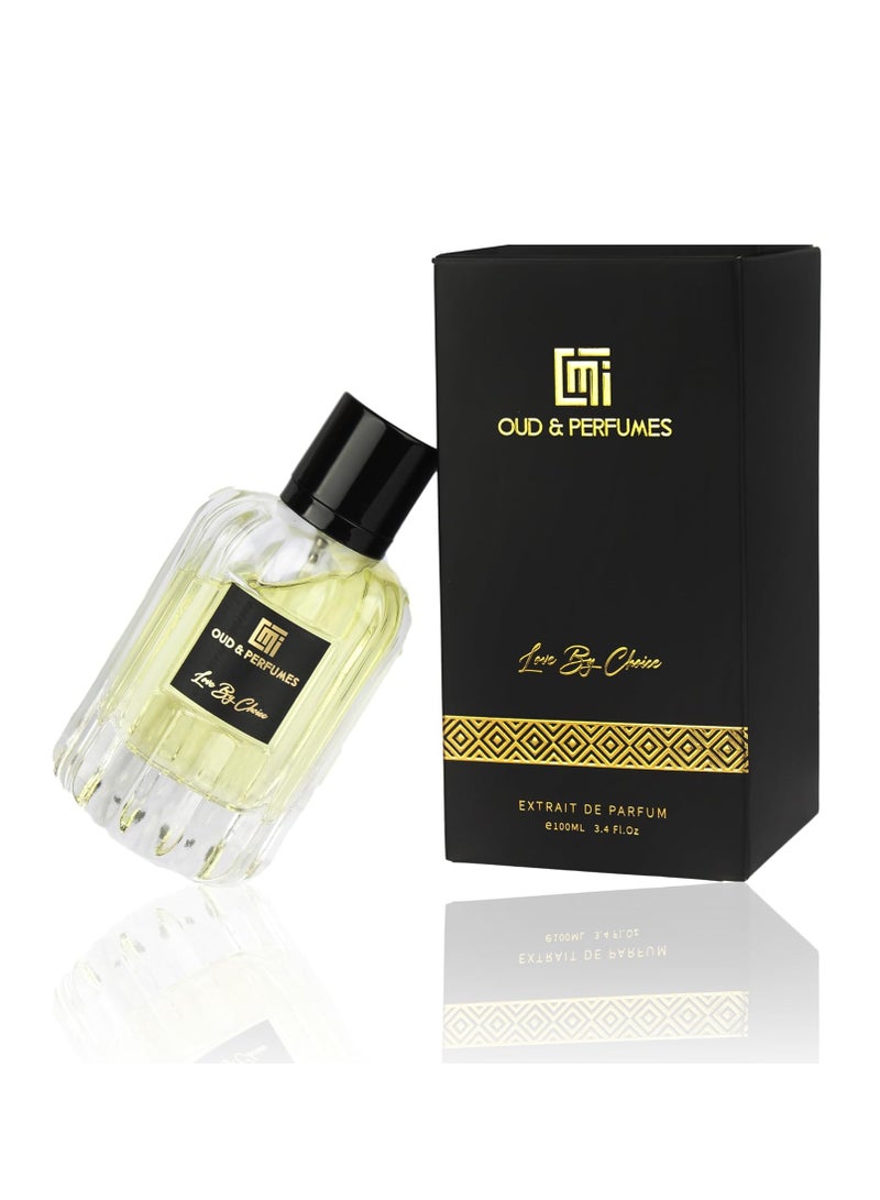 Mi Oud and Perfumes Perfume Unisex - Eau De Parfum 100ml | Long Lasting Luxury Perfume Scent | Premium Collection by MI | Blended with Spicy Woody Fragrance | Perfume Gift Set (Love By Choice Perfume) - Image 1