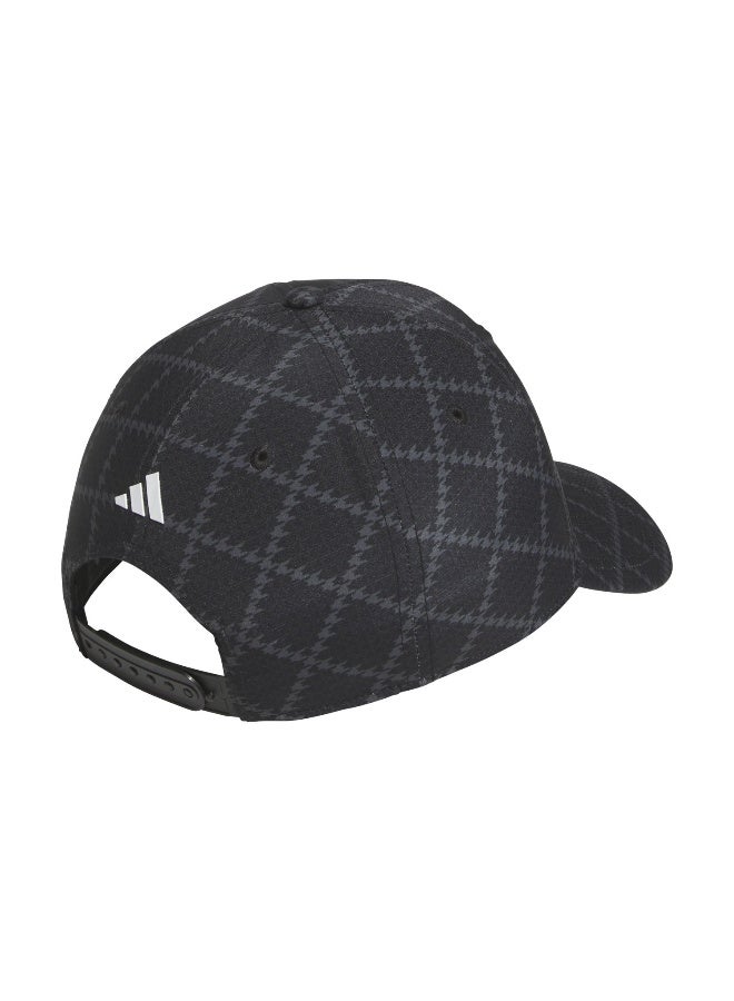 Adidas 3 Strp Tour Prt Black Golf Cap For Men Men (M/L)  - Image 2