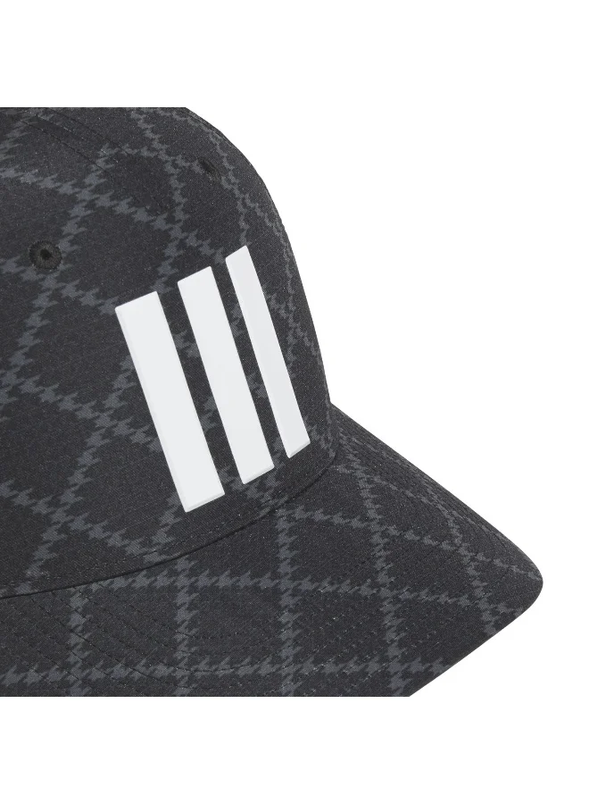 adidas قبعة جولف أديداس للرجال بثلاث خطوط سوداء